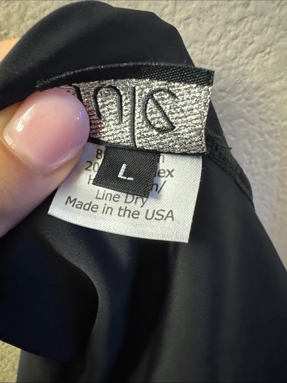 Jule Luster Leotard Black Large - Picture 5 of 7
